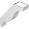 Ekena Millwork 6-in. W x 20-in. D x 26-in. H Funston Architectural Grade PVC Knee Brace BRCP06X20X26FST - alternate 4